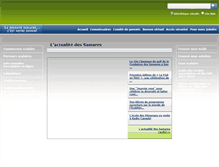 Tablet Screenshot of cssamares.qc.ca